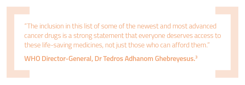WHO essential medicine list