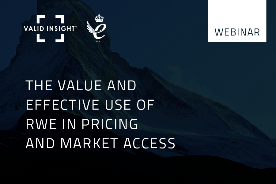 The Value and effective use of RWE in pricing and market access